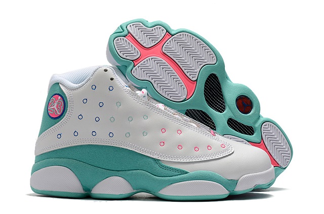 Air Jordan 13 Retro Aurora Green [Cheap Jordans Shoes 13 78]